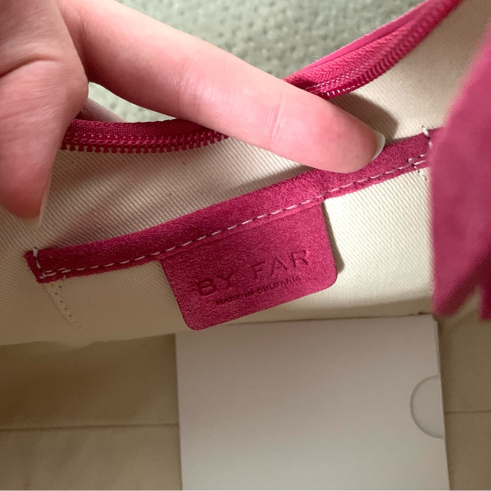 NWOT By Far Amber Perforated Bag - Picture 7 of 8